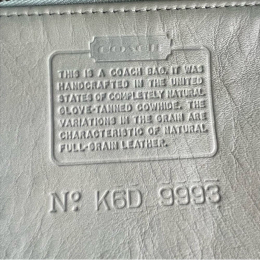 Vintage Coach Leather shopper Tote Bag 9993 - Picture 16 of 16